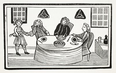Fortunatus, illustration fra Chap-books of the Eighteenth Century af John Ashton, pub. 1882 af English School