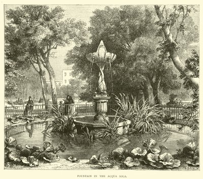 Brunnen in der Acqua Sola von English School