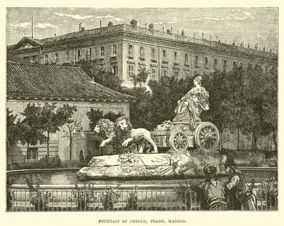 Cybele-fontænen, Prado, Madrid af English School