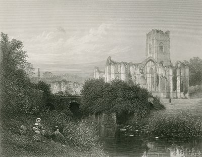 Fountains Abbey af English School