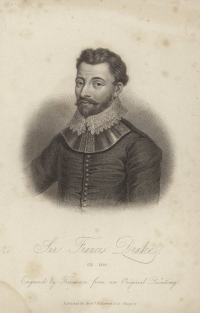 Francis Drake af English School