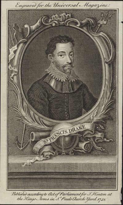 Francis Drake af English School