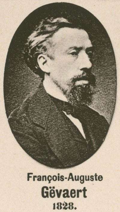 Francois-Auguste Gevaert (gravering) af English School
