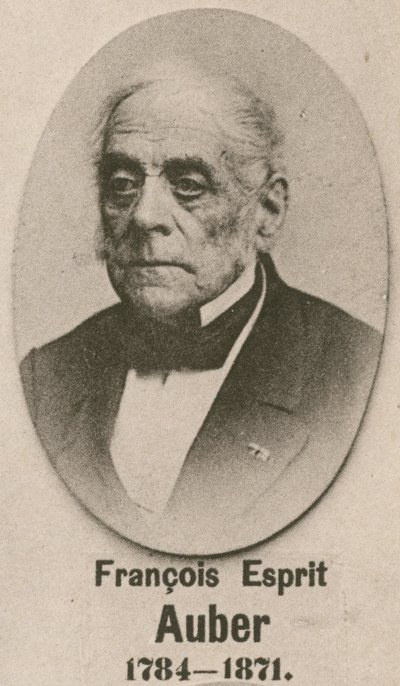 Francois Esprit Auber (gravering) af English School