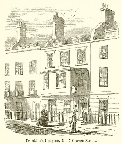 Franklins Lodging, nr. 7 Craven Street af English School
