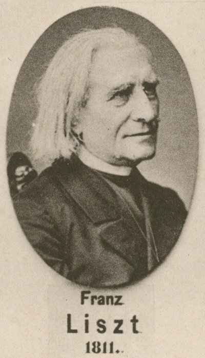 Franz Liszt (gravering) af English School