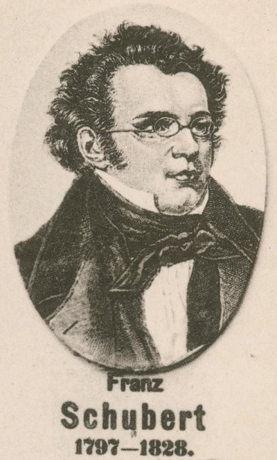 Franz Schubert (gravering) af English School