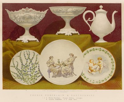 Fransk porcelæn og fajance af English School