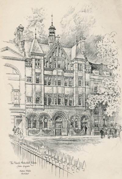 Fransk protestantisk kirke, Soho Square af English School