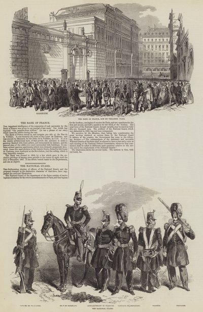 Den franske revolution i 1848 (gravering) af English School