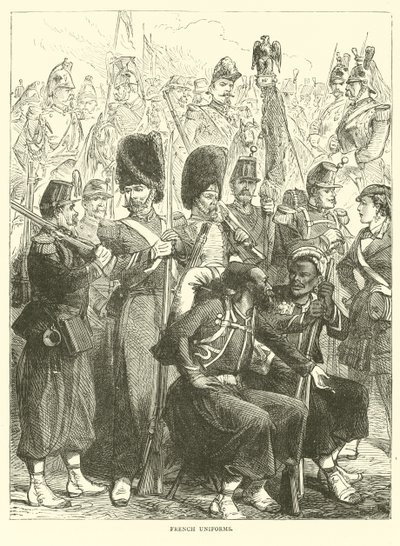 Franske uniformer, september 1870 af English School
