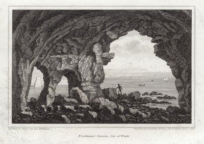 Freshwater Cavern på Isle of Wight af English School