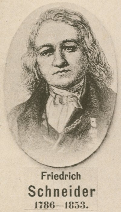 Friedrich Schneider (gravering) af English School