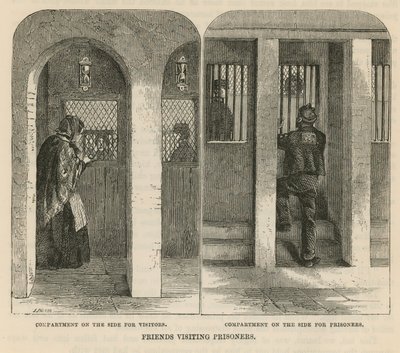 Freunde besuchen Gefangene von English School