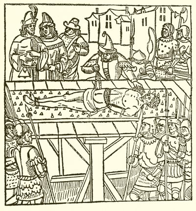 Fra Lydgates Fall of Princes, 1494 af English School