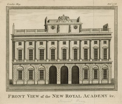 Forfra af det nye Royal Academy af English School