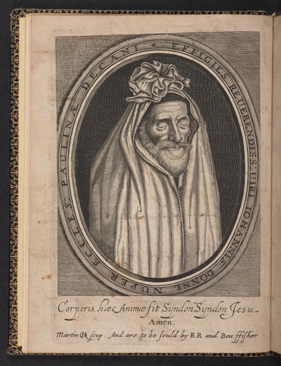 Frontispiz aus Deaths Duell von John Donne von English School