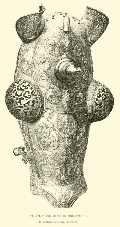 Frontlet til hest af Christian II af English School