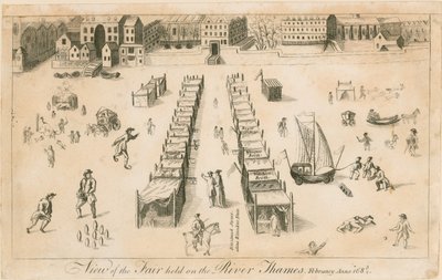 Frostmesse von 1683-84 von English School