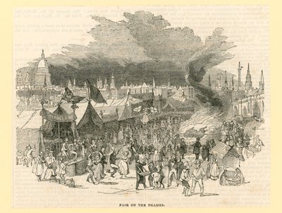 Frostjahrmarkt von 1814 von English School