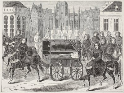 Begravelse af Richard II af English School