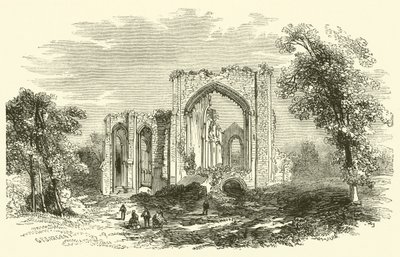 Furness Abbey (gravering) af English School