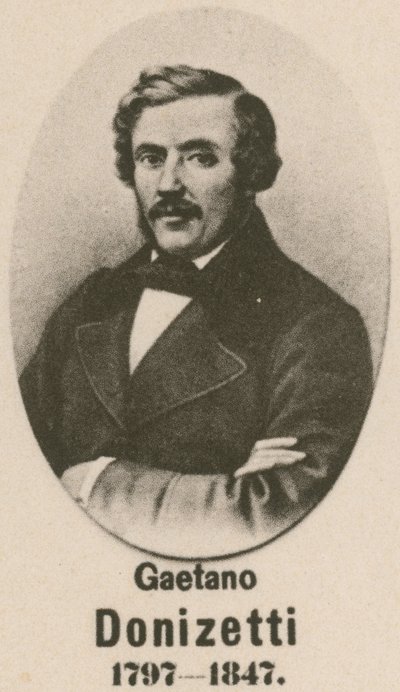 Gaetano Donizetti (dybtryk) af English School
