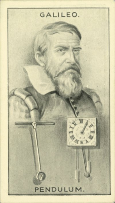 Galileo, pendul (litografi) af English School