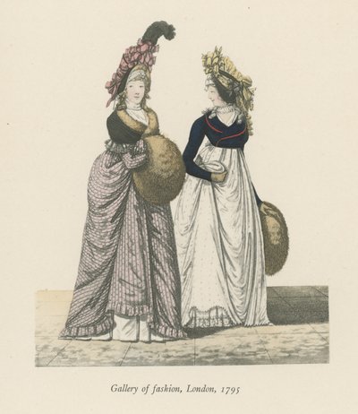 Gallery of Fashion, London, 1795 af English School