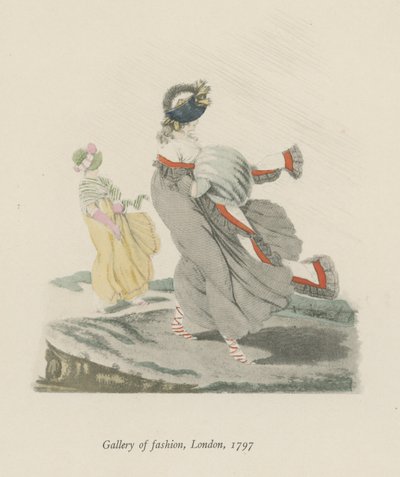 Gallery of Fashion, London, 1797 af English School