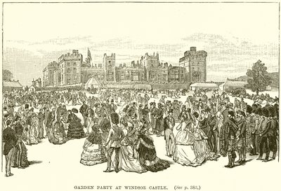 Havefest på Windsor Castle af English School