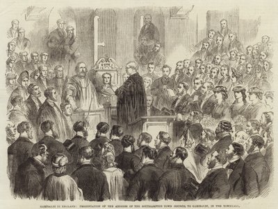 Garibaldi i England af English School