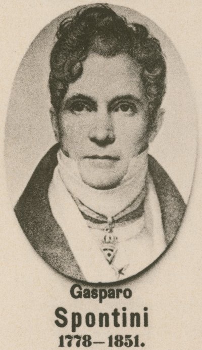 Gasparo Spontini (dybtryk) af English School