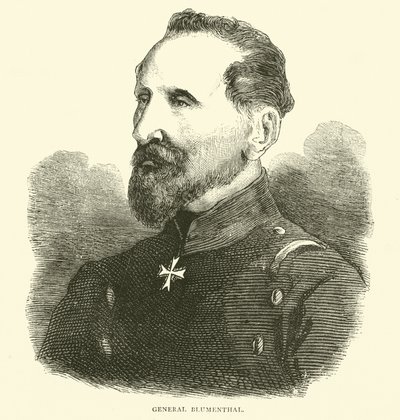 General Blumenthal, november 1870 af English School