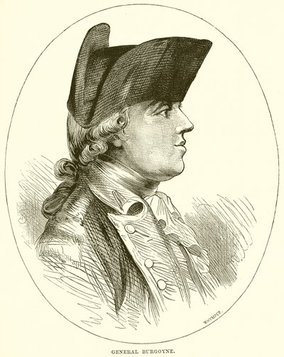 General Burgoyne af English School