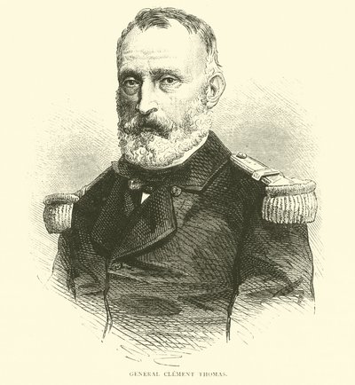 General Clement Thomas, marts 1871 af English School