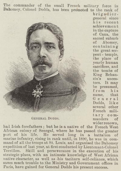 General Dodds (gravering) af English School