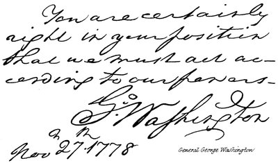 General George Washington af English School