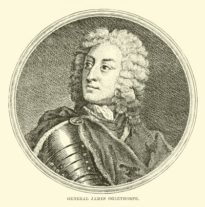 General James Oglethorpe af English School