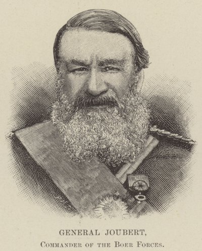 General Joubert, kommandør for boerstyrkerne (gravering) af English School