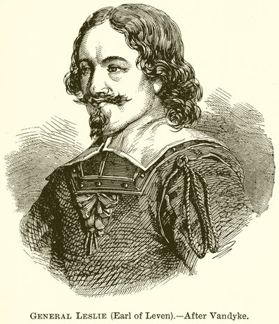 General Leslie (jarl af Leven) af English School