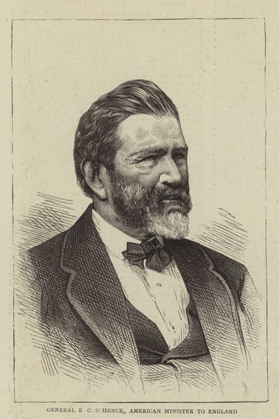 General R C Schenck, amerikansk minister i England (stik) af English School