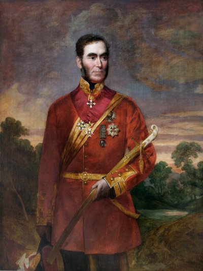 General Sir Richard Dacres (olie på lærred) af English School