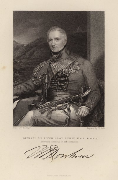 General Sir Rufane Shawe Donkin af English School