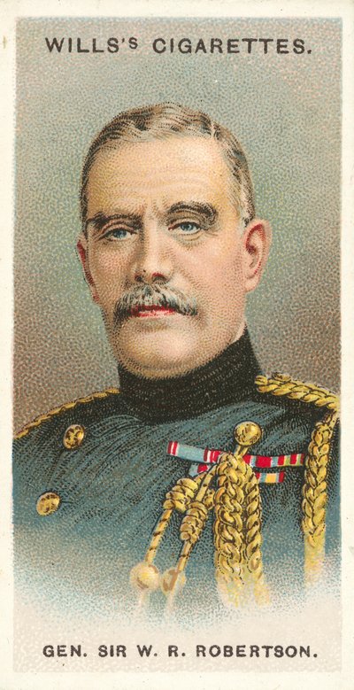 General Sir W R Robertson (chromolitho) af English School