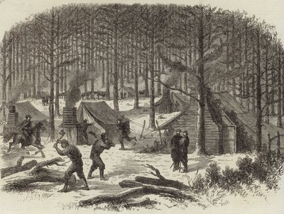 General Stuarts hovedkvarter på Rapidan af English School