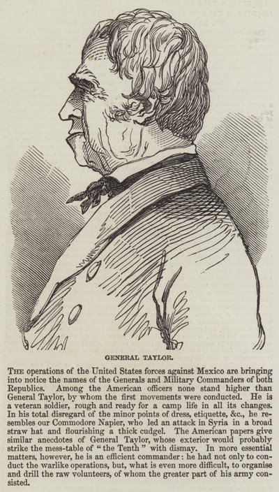 General Taylor (gravering) af English School