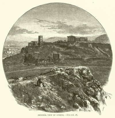 Generelt syn på Athen, Apostlenes Gerninger, xvii af English School