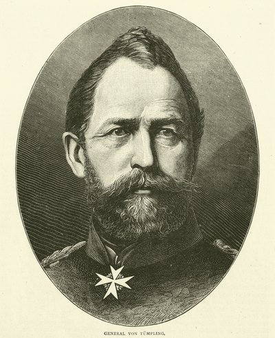 General Von Tumpling, december 1870 af English School