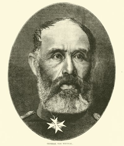 General Von Wittich, oktober 1870 af English School